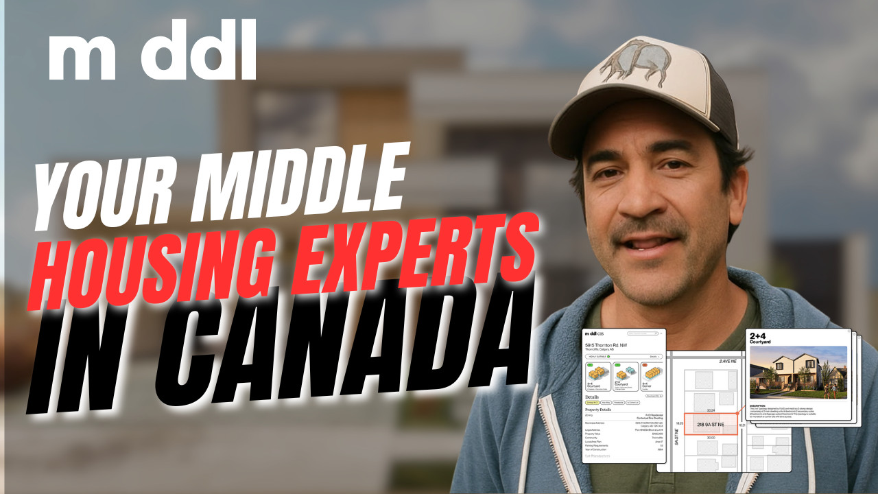 MDDL middle housing experts in Canada brand video thumbnail — Toronto real estate and construction corporate video by Origin Films
