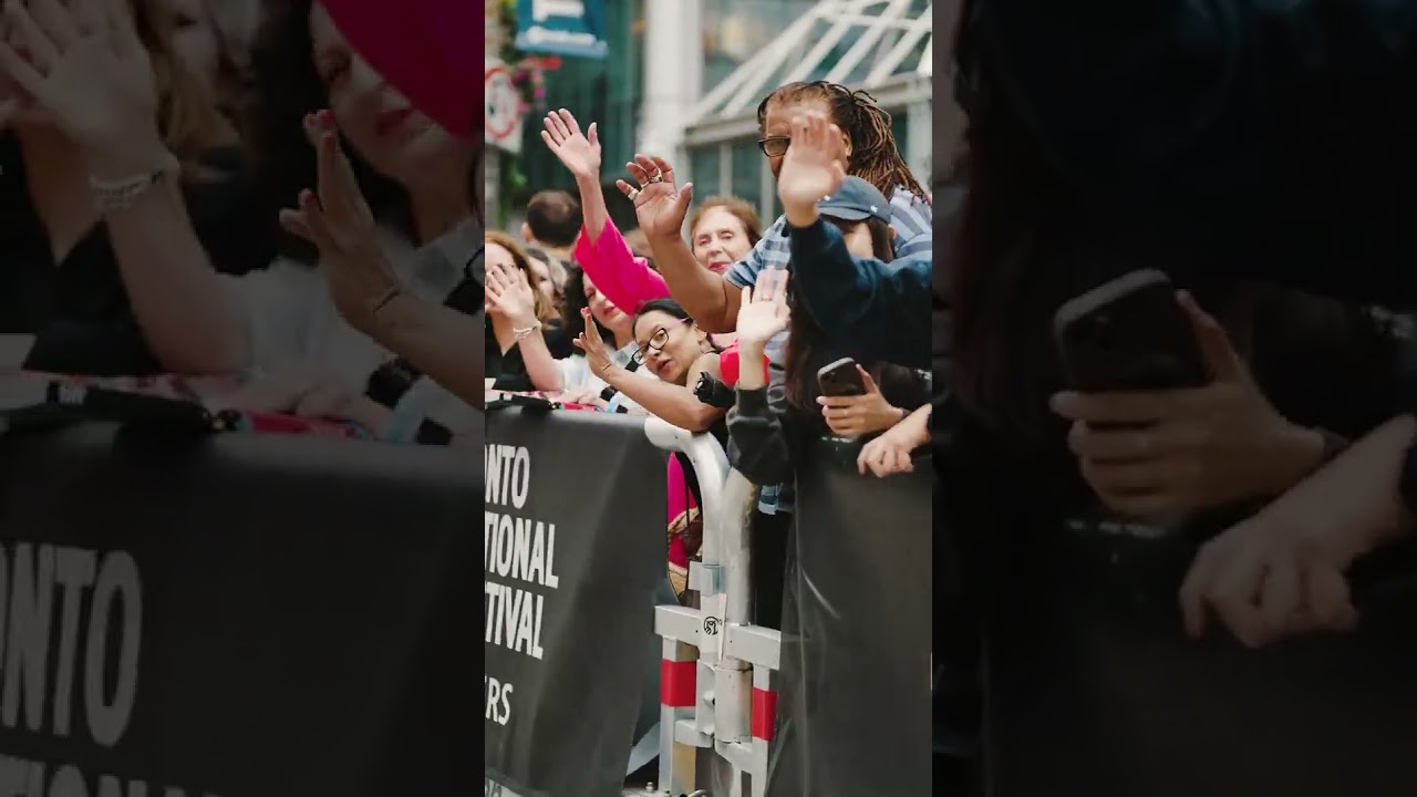 Crowd of fans at TIFF red carpet barricades — Toronto International Film Festival brand film by Origin Films