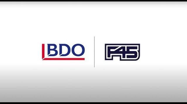 BDO Financial Services and F45 Training brand logos — corporate brand film partnership by Origin Films Toronto